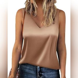 Ekouaer Satin Feel Top
